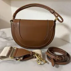 【新品】ザラ キャンバスステッチクロスボディバッグ ショルダーバッグ 3way