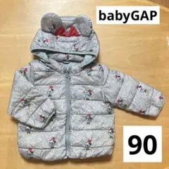 美品baby GAPディズニー　ダウンジャケット ミニー　18〜24M 90cm