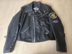 OUTLAW バイカー レザージャケット ハーレーダビッドソン - メルカリ