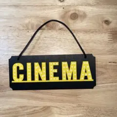 CINEMA インテリアサインプレートのサムネイル