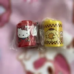サンリオ　コインシリンダー　ポムポムプリン&ハローキティ