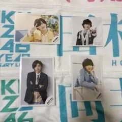 なにわ男子 道枝駿佑 公式生写真 4枚