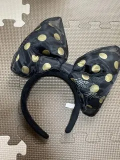 ディズニーランド　ミニーマウスサイン入りカチューシャ