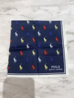 POLO RALPH LAUREN ハンカチ ネイビー 総柄のサムネイル
