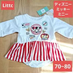 子供　リトシー　ミッキー　ミニー　ロンパース　カバーオール　70~80