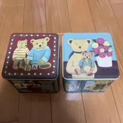 Weles 　NAOMI TOZAKI　テディベア缶