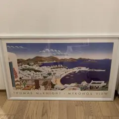 トーマス・マックナイト MYKONOS VIEW 大判アート 額装 103×63 - メルカリ