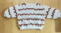 韓国ブランド　lalaland 表起毛トレーナー