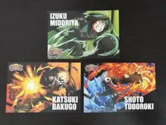僕のヒーローアカデミア 映画特典 ポストカード 緑谷出久 爆豪勝己 轟焦凍