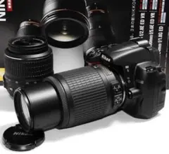 Nikon D5000⭐️望遠付きのダブルズーム スマホ転送 ニコン - メルカリ