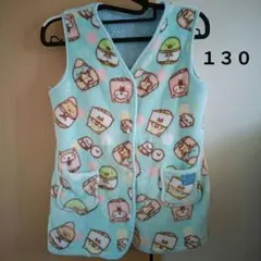 フリーススリーパー すみっコぐらし 水色 可愛いキャラクター