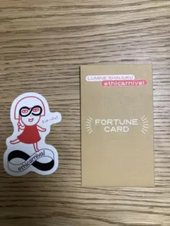 LUMINE SHINJUKU ethicarnival ステッカー