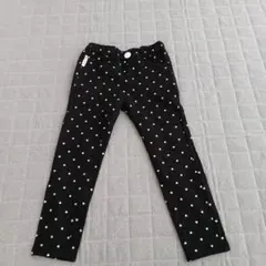 みーにゃん様専用！ハート柄裏起毛パンツ 黒