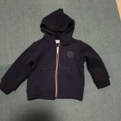 Jacadi フード付きトレーナー ネイビー　９５センチ