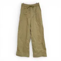 theory luxe 36 リネンパンツ カーキ エコクランチ クロップド - メルカリ