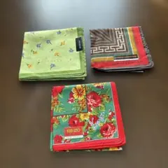 GUESS・KENZO・JUNKO KOSHINO ハンカチセット