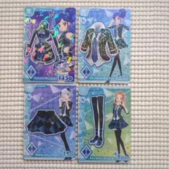 69 アイカツアンコール ブラックストライプコーデ ワンピ