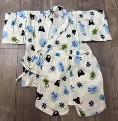 MIKIHOUSE ミキハウス DOUBLE.B ベビー 甚平 90 白 美品