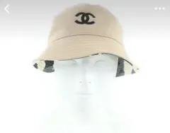 CHANEL バケットハット ベージュ リバーシブル【超美品】