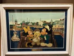 ダッフィー ジグレー版画 ケープコッドの1日 東京ディズニーリゾート 35周年 ダッフィー ケープコッドの1日