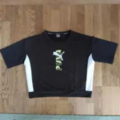 PUMA 半袖Tシャツ 黒/白