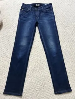 サムシング　ダークブルー スキニーデニム