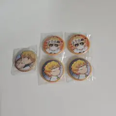 鬼滅の刃 キメツ学園 バレンタイン くじ引き缶バッジ ミニ 我妻善逸