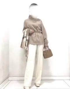 GU リブハイネックプルオーバー