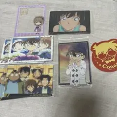 名探偵コナン 江戸川コナン ビジュアルカード ラバーマスコット セット