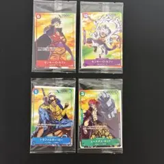ワンピースカード セブンイレブン　4枚セット　未開封