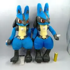 未使用　ポケモンセンターオンライン　ルカリオ ぬいぐるみ 2体