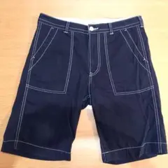 GLOBAL WORK ネイビー ショートパンツ М サイズ　綿１００%