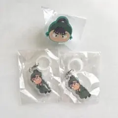 忍たま　アクリルゆらゆらマーカー＆ラバーリング　留三郎