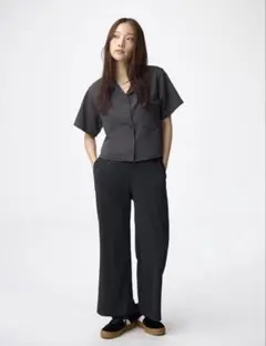 GU リブプルオンパンツ+EC(丈短め65.0cm)