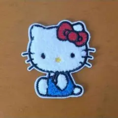 ☆新品・未使用☆キティ アイロンワッペン サンリオ キティちゃん ふわもこ