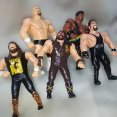 プロレスフィギュア 5体セット キャラプロ - メルカリ