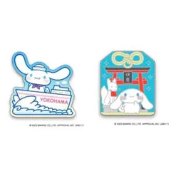 サンリオキャラクター ご当地ピンズコレクション 横浜 京都 シナモロール セット