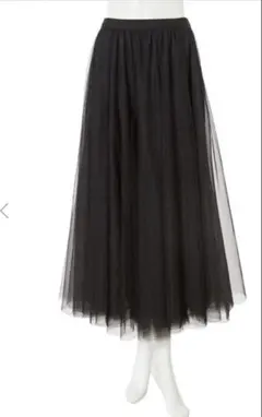 【美品】fifth チュールロングスカート　フレアスカート ウエストゴム