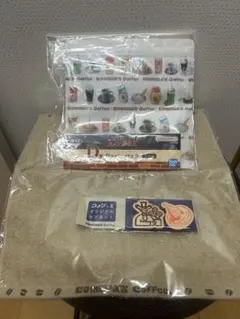 コメダ珈琲店 ハンドタオル/ジッパーバッグ1枚とマグネットセット
