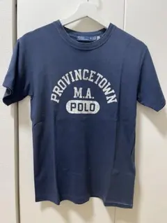 【美品】古着風 ロゴTシャツ　ネイビーのサムネイル