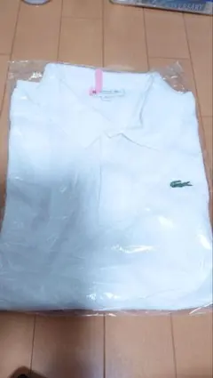 LACOSTE CLASSIC FIT ポロシャツ ホワイト US M　②