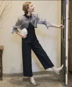 新品♡BONLECILL キャンディースリーブボレロ＆キャミソールパンツドレス