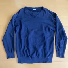 希少 コムデギャルソンオム リブ編みパッチワーククルーネックスウェット S COMME des GARCONS コムデギャルソン スウェット リブ編み