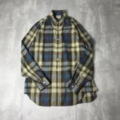 60s McGREGOR SCOTSET コットンポリ チェック柄 BDシャツ