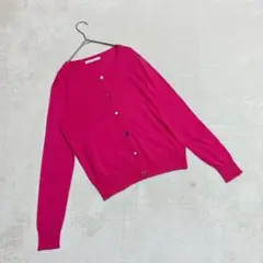 アリシア ページボーイ ＊ 美品✨ カーディガン ピンク系 長袖 (F)