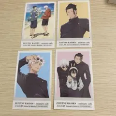 呪術廻戦 懐玉・玉折 韓国 アニメイトカフェ ポラロイド カード 五条悟