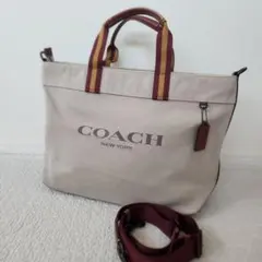 美品◎大容量収納可能　コーチ　COACH 2WAY　バッグ　トート　ショルダー