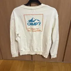 CAMP7 トレーナー アイボリー 155