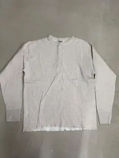 L.L.Bean ヘンリーネック長袖カットソー L.REG カナダ製　90s