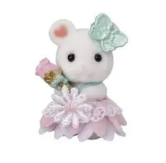 ゆめいろ赤ちゃんプリンセスセット　マシュマロネズミ シルバニアファミリー